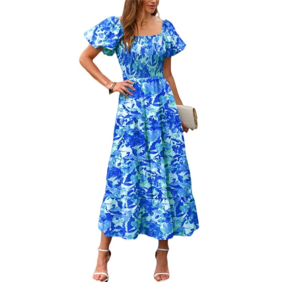 PRETTYGARDEN Women's Summer Hollow Out Halter Dresses Casual Sleeveless A-Line Tiered Swing Sundress Beach Vacation Mini Dress