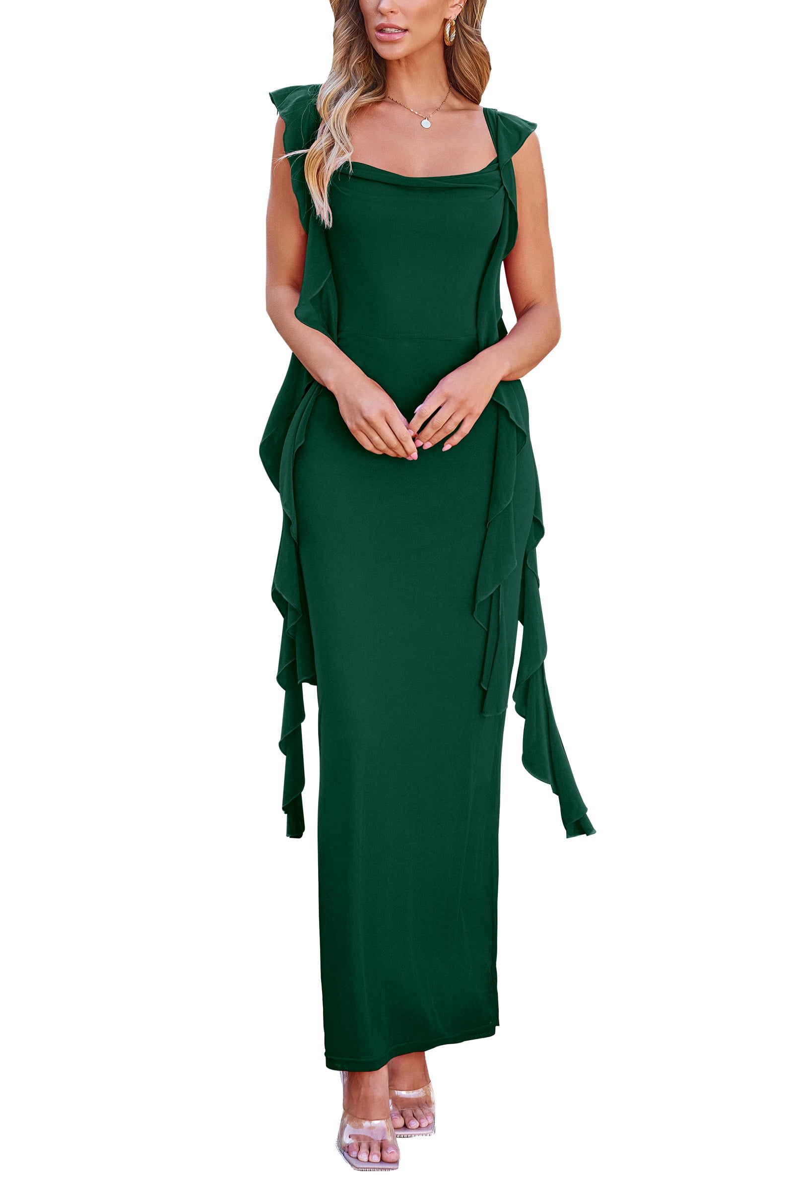 Elegant Ruffled Dresses for Wedding Guests: Stylish & Timeless Choices