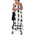 thumbnail image 1 of PRETTYGARDEN Women's Summer One Shoulder Maxi Dresses Printed Flowy Boho Beach Vacation Long Sundress, 1 of 6