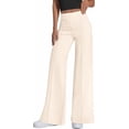 thumbnail image 1 of PRETTYGARDEN Women's Wide Leg Palazzo Pants Dressy Casual Elastic High Waisted Trousers Office Business Work Slacks, 1 of 8