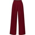 thumbnail image 1 of PRETTYGARDEN Women's Wide Leg Suit Pants Loose Fit High Elastic Waisted Business Casual Long Trousers Pant, 1 of 6