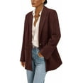 thumbnail image 1 of PRETTYGARDEN Women's Winter Corduroy Blazers Jackets Dressy Casual Ribbed Long Sleeve Lapel Fashion Work Business Outerwear, 1 of 10