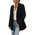 thumbnail image 1 of PRETTYGARDEN Women's Winter Corduroy Blazers Jackets Dressy Casual Ribbed Long Sleeve Lapel Fashion Work Business Outerwear, 1 of 10
