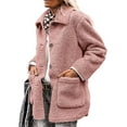 thumbnail image 1 of PRETTYGARDEN Women's Winter Faux Fur Coats Long Sleeve Lapel Button Down Pockets Fleece Sherpa Jacket Casual Trendy Outerwear, 1 of 10