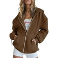 thumbnail image 1 of PRETTYGARDEN Women's Zip Up Y2K Hoodies Casual Long Sleeve Track Jackets with Pockets, 1 of 10