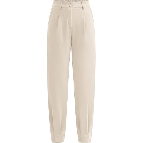PRETTYGARDEN Womens Dress Pants Business Casual Trendy High Waisted Ankle Length Dressy Trousers Slacks Work Clothes