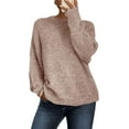 thumbnail image 1 of PRETTYGARDEN Womens Fall Long Sleeve Sweater Crew Neck Fuzzy Loose Fit Chunky Knit Pullover Sweaters Going Out Tops, 1 of 9