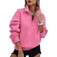 thumbnail image 1 of PRETTYGARDEN Womens Half Zip Oversized Sweatshirts Fleece Hoodies Trendy Long Sleeve Pullover Tops Y41k Fall Outfits, 1 of 7