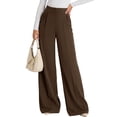 thumbnail image 1 of PRETTYGARDEN Women's Wide Leg Work Dress Pants Trousers | Palazzo Pant with Pockets, Lightweight Flowy, High Elastic Waistband, Office Wear, Business Casual Outfits, Fashion Clothing, 1 of 10