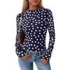 PRETTYGARDEN Womens Long Sleeve Going Out Tops Fal
