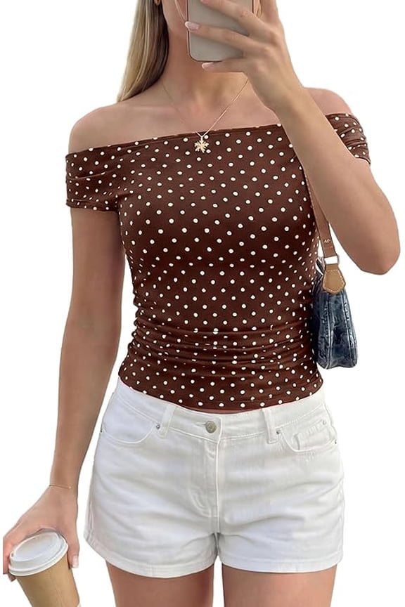 Womens Off The Shoulder Tops Summer Y2K Clothes Going Out Shirts Ruched Tank Top Date Night Outfits