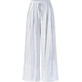 thumbnail image 1 of PRETTYGARDEN Womens Pants Elastic Waist Floral Lightweight Pants for Women Casual Wide Leg Pants Woman, 1 of 7
