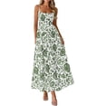 thumbnail image 1 of PRETTYGARDEN Womens Spring Boho Maxi Dress Eyelet Floral Long Flowy Sundresses Summer Beach Vacation Clothes, 1 of 8
