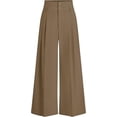 thumbnail image 1 of PRETTYGARDEN Womens Spring Wide Leg Palazzo Pants Trendy Loose Button High Waist Pleated Work Business Casual Trousers, 1 of 7