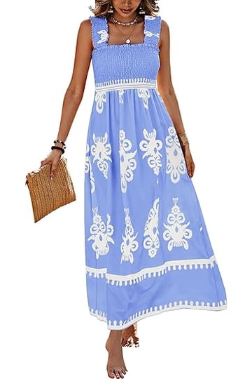 long dress vacation LOST PATTERN main image 1