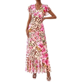brown lace maxi dress Inset Smocked – PinkBlush scoop neck Leather & Hardware:Black & Silver Light Blue Wrap Home