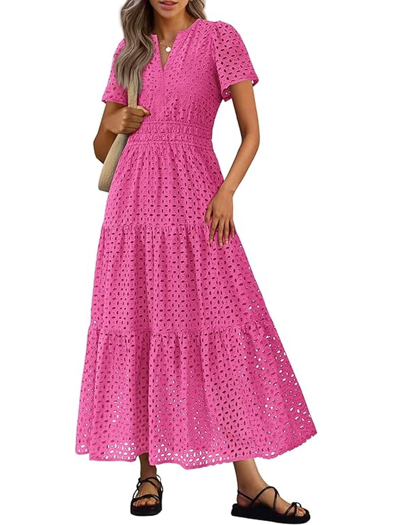 chinese dress ladies SCOMCHIC Women's Plus Size Summer Maxi Dress Sleeveless Spaghetti Strap  Smocked Casual Boho Tiered Long Beach Sun Dresses at Amazon Women's Clothing  store main image 0
