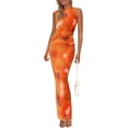 thumbnail image 1 of PRETTYGARDEN Womens Summer Wedding Guest Dress Spring Mesh Sleeveless Bodycon Ruched Floral Holiday Maxi Long Dresses, 1 of 8