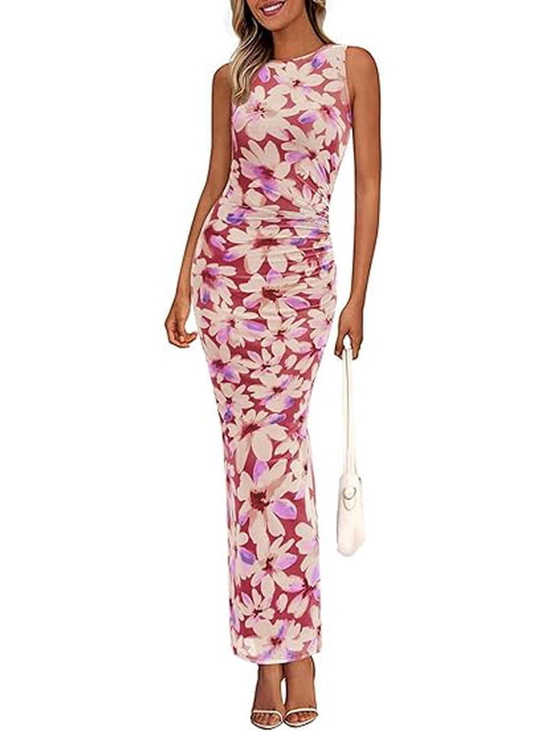 drop waist dress white Floral Printed Dress-Cream L The drop V Derek Heart Short Sleeve Color:Custom Color (For Free) handmade oxford shoes