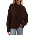 thumbnail image 1 of PRETTYGARDEN Womens Sweaters Fall Trendy Casual Crewneck Long Sleeve Cozy Knit Pullover Sweater Tops Winter Clothing, 1 of 9