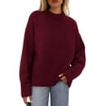 thumbnail image 1 of PRETTYGARDEN Womens Sweaters Fall Trendy Casual Crewneck Long Sleeve Cozy Knit Pullover Sweater Tops Winter Clothing, 1 of 9