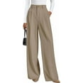thumbnail image 1 of PRETTYGARDEN Womens Wide Leg Dress Pants Business Casual Flowy Work Palazzo Pants High Waisted Slacks Trousers, 1 of 9