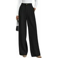 thumbnail image 1 of PRETTYGARDEN Womens Wide Leg Dress Pants Business Casual Flowy Work Palazzo Pants High Waisted Slacks Trousers, 1 of 9
