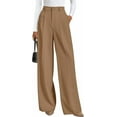 thumbnail image 1 of PRETTYGARDEN Womens Wide Leg Dress Pants Business Casual Flowy Work Palazzo Pants High Waisted Slacks Trousers, 1 of 9