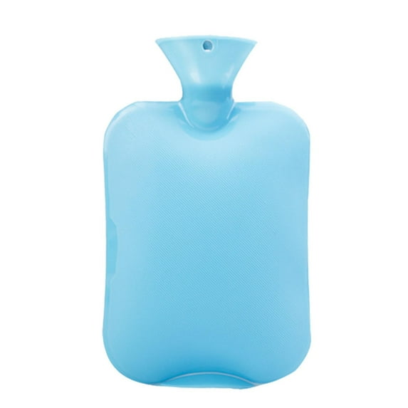 PRETXORVE 1L Ribbed Hot Water Bottle, Water Injection Hot Water Bottle