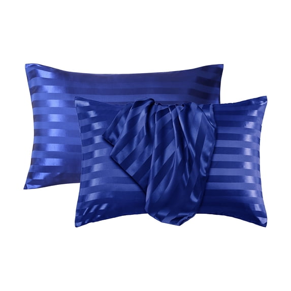 PRETXORVE 2 Pcs Emulation Silk Satin Pillowcase Comfortable Pillow Cover Pillowcase for Bed Throw Hair Beauty Pillow Covers