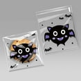 thumbnail image 1 of PRETXORVE 200pc Halloween Cookies Nougat Snowflake Crisp Fruit Bag Ghost Party Gift Ziplock Bag Goodie Bag, 1 of 3