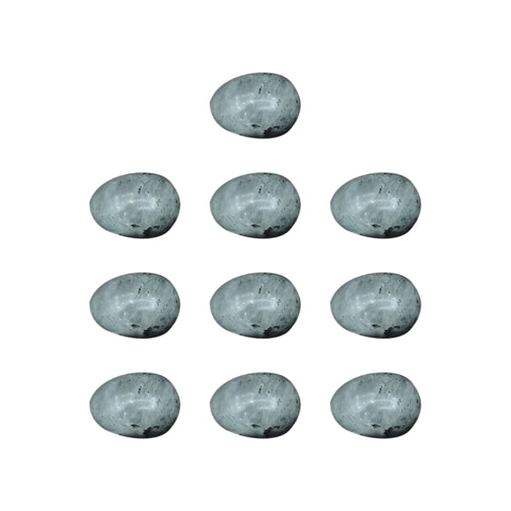 PRETXORVE 20Mm Crystal Natural Eggs Easter Eggs 10 Pack