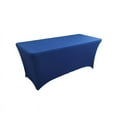 thumbnail image 1 of PRETXORVE 4-Foot Long Tablecloth Suitable for Rectangular Tables, Suitable for Events, Elastic Champagne Tablecloth, Washable Tablecloth, Spandex Tablecloth, Table Mat, Wedding, Cocktail Party, 1 of 3