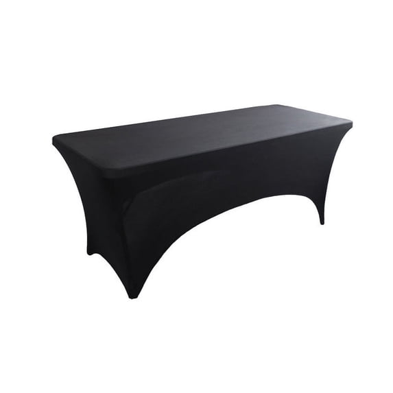 PRETXORVE 4-Foot Long Tablecloth Suitable for Rectangular Tables, Suitable for Events, Elastic Champagne Tablecloth, Washable Tablecloth, Spandex Tablecloth, Table Mat, Wedding, Cocktail Party