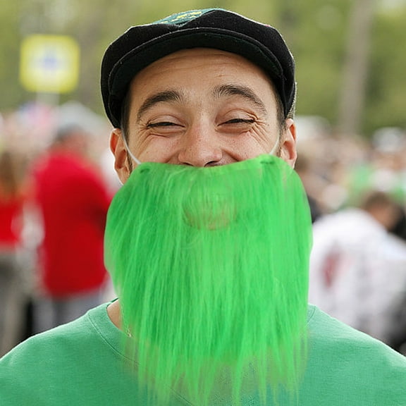 PRETXORVE Adult. St. Patrick'S Day Party Irish Decorations Decorations Green Irish Festival Patrick'S Day Fake Beard