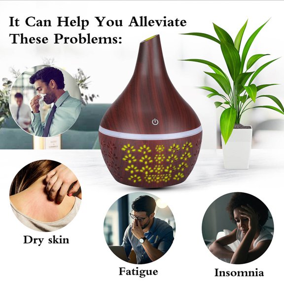 PRETXORVE Aroma Oil Lamp Led Aroma Aroma Humidifier