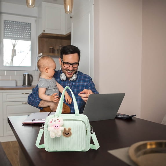 PRETXORVE Baby Diaper Bag Tote Bag Diaper Bag Stroller Bag Crossbody Bag Maternity Bag Travel Bag Baby Storage Bag