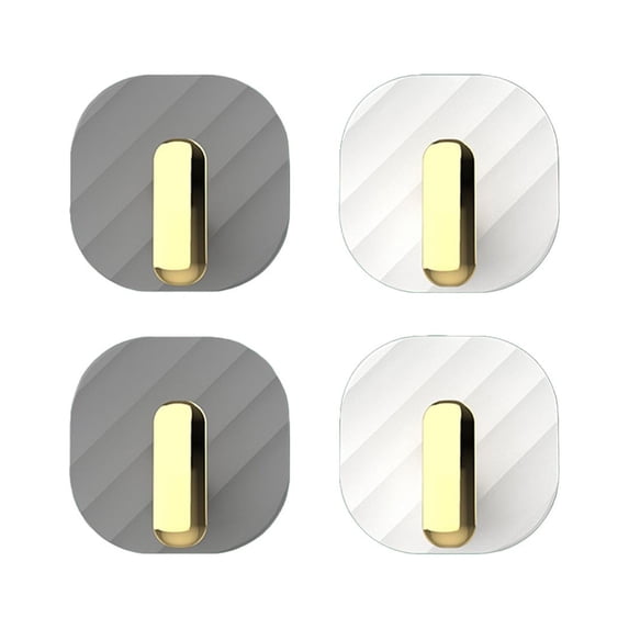 PRETXORVE Bathroom Towel Hooks - 4Pack Towel Holder Wall Mounted, Coat Keys Hook Robe Rack Matte Shower for Bedroom Kitchen Hotel