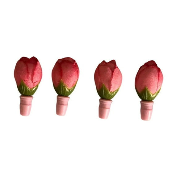 PRETXORVE Bird Feeder, Artificial Plant Flower Hummingbird Feeder Flower Accessories to Hummingbird Feeder Flowers