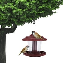 PRETXORVE Bird Feeder, Bird Feeder Hanging Garden Yard Outside Decoration Bird Food Distributor