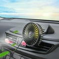 thumbnail image 1 of PRETXORVE Car Fan USB Car Fan Windshield Desk Fan 360 All-Round Adjus-table Car Auto Cooler for Vehicle Home Office with Suction Cup, 1 of 7