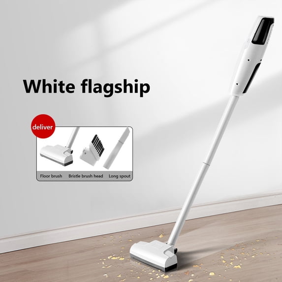 PRETXORVE Car Wireless Vacuum Cleaner With Floor Mop Household Portable Handheld Vacuum Cleaner Wet and Dry Two-in-one Car Powerful Vacuum Cleaner