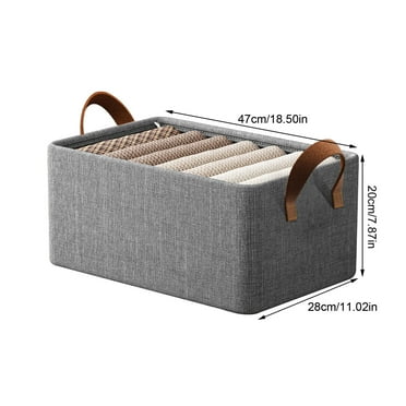 PRETXORVE Cation Clothes Storage Box Household Foldable Wardrobe with Lid Organiser Drawer Type Large Capacity Storage Box