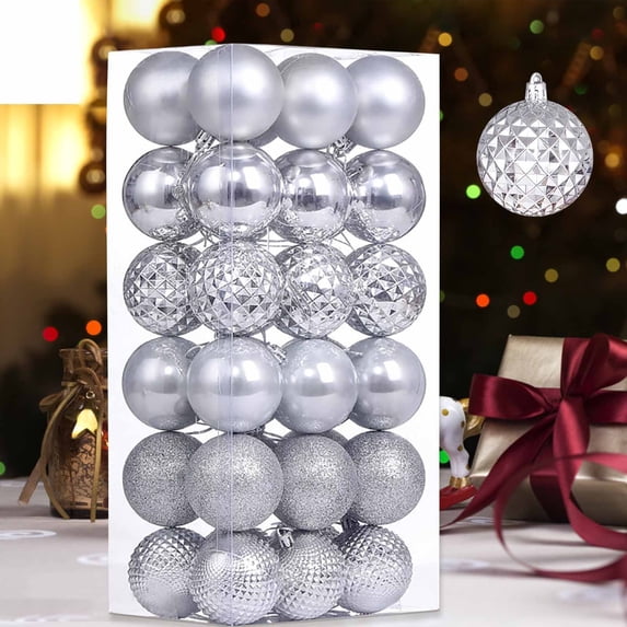 PRETXORVE Christmas Decor, Christmas Tree Decorations, Christmas Ball Set Christmas ornaments 36Pcs