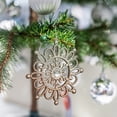 thumbnail image 1 of PRETXORVE Christmas Decor, Christmas Tree Decorations, Christmas Glitter Snowflake Baubles Christmas Decoration Decorate Christmas Tree Add Festive, 1 of 6