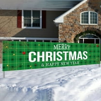 PRETXORVE Christmas Decor, Christmas Tree Decorations, Christmas Outdoor 98.42X19.68 inches, Christmas Front Door, Christmas Courtyard, Christmas Courtyard, Festival Garden Flag, Christmas
