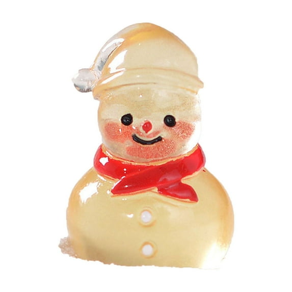 PRETXORVE Christmas Decor, Christmas Tree Decorations, Cute Christmas Snowman Scenery Miniature ornament Light-Up Snowman Table Decoration Accessories