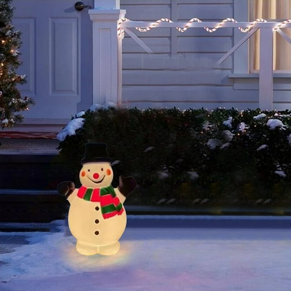 PRETXORVE Christmas Decor, Christmas Tree Decorations, Luminous Acrylic Floor Light String for Christmas Outdoor Garden Decoration, Flashing Battery Type Acrylic Floor Light String for