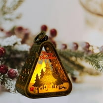 PRETXORVE Christmas Decor, Christmas Tree Decorations, Night Light Gift Light-Up Window Desktop Decoration Layout Prop Lantern