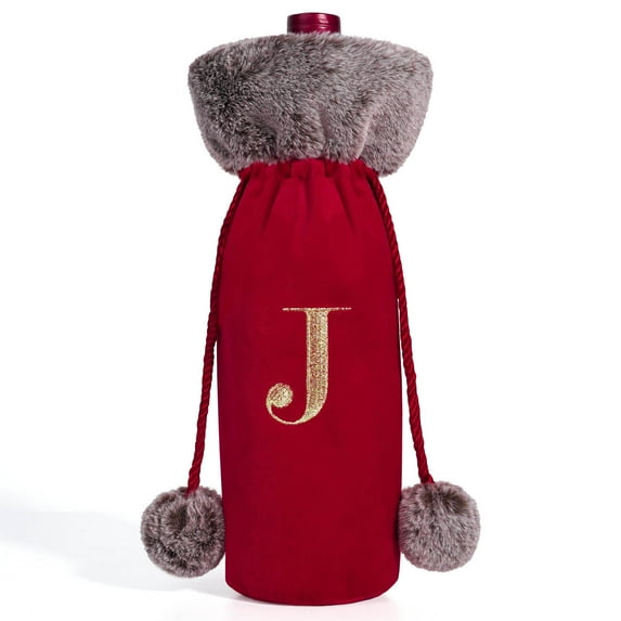 PRETXORVE Christmas Decor, Christmas Tree Decorations, Wine Bottle Set Decoration Beam Letter Ball Wine Bottle Set Dining Wine Bottle Decoration